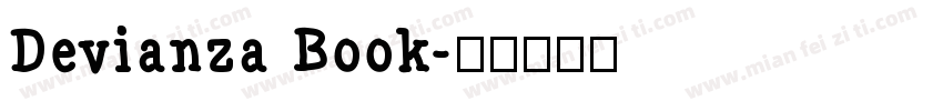 Devianza Book字体转换